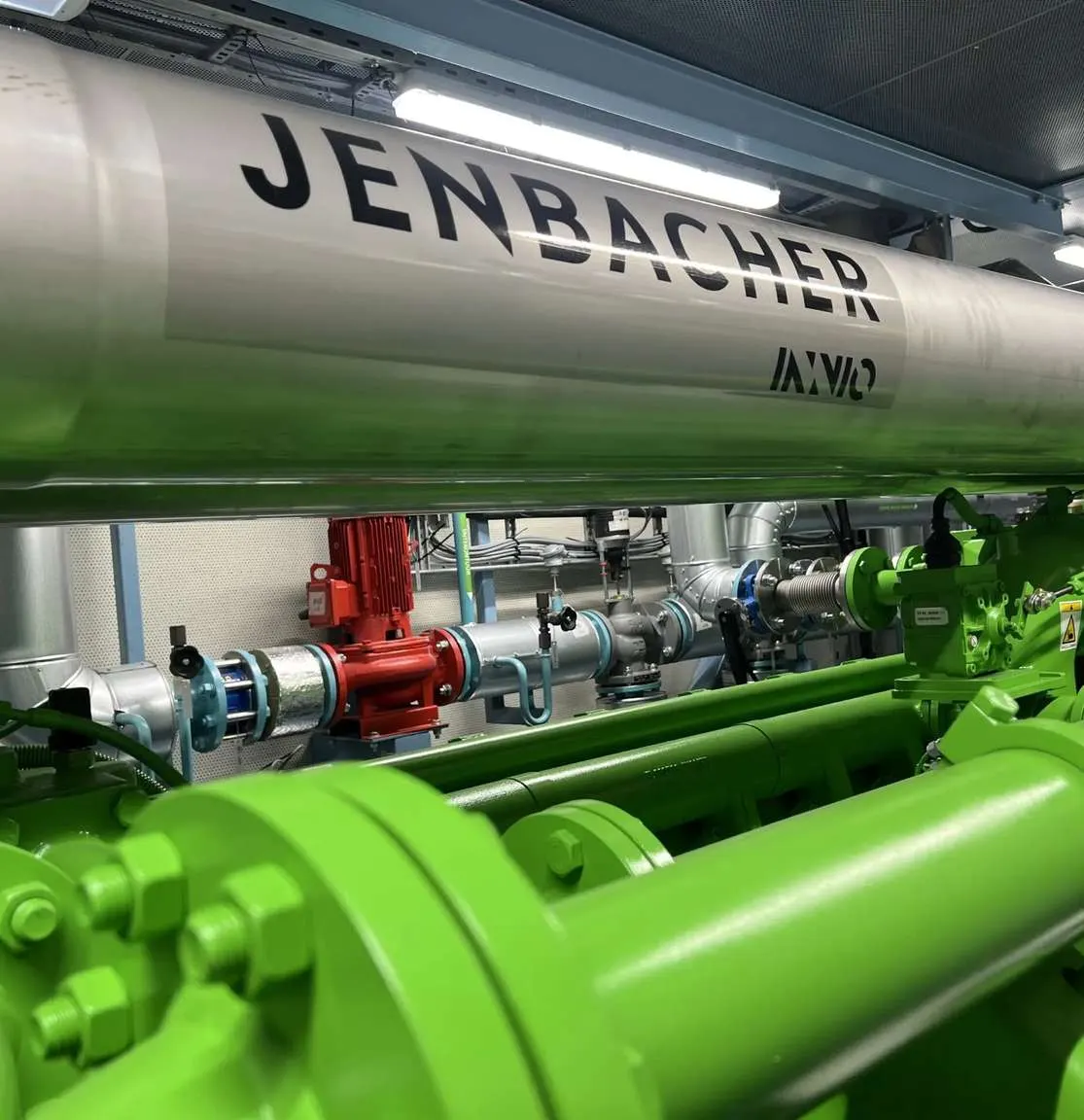 Gas engine installation